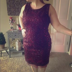 Burgundy Special Occasion Cocktail Dress NWT